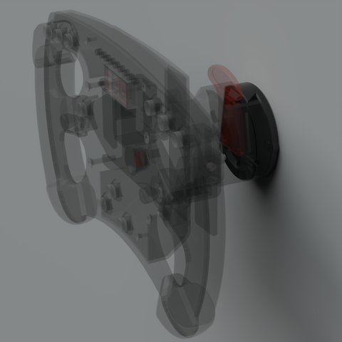 Wheel Wall Mount For Asetek Quick Release