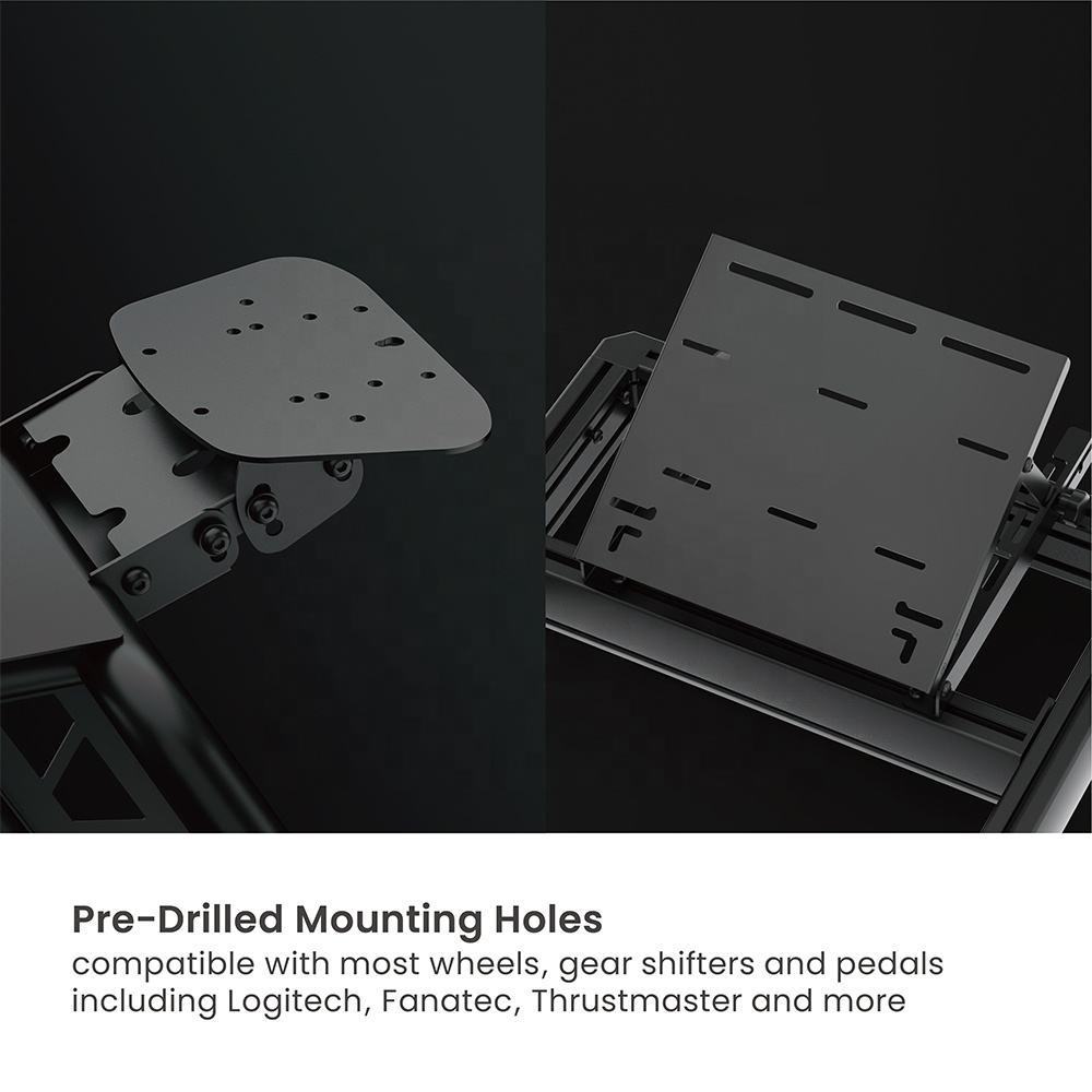 Aluminum Sim Racing Cockpit & Seat for PC and Console | Adjustable Driving Rig