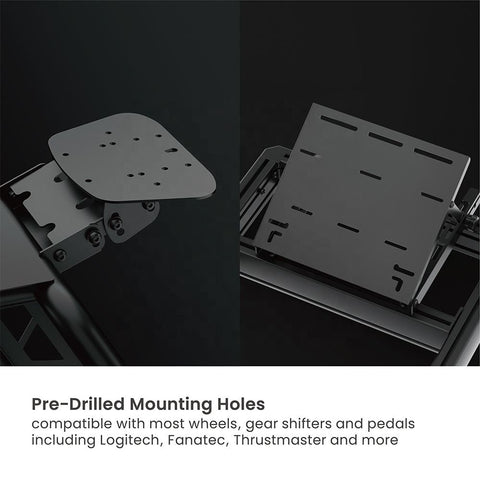 Aluminum Sim Racing Cockpit & Seat for PC and Console | Adjustable Driving Rig