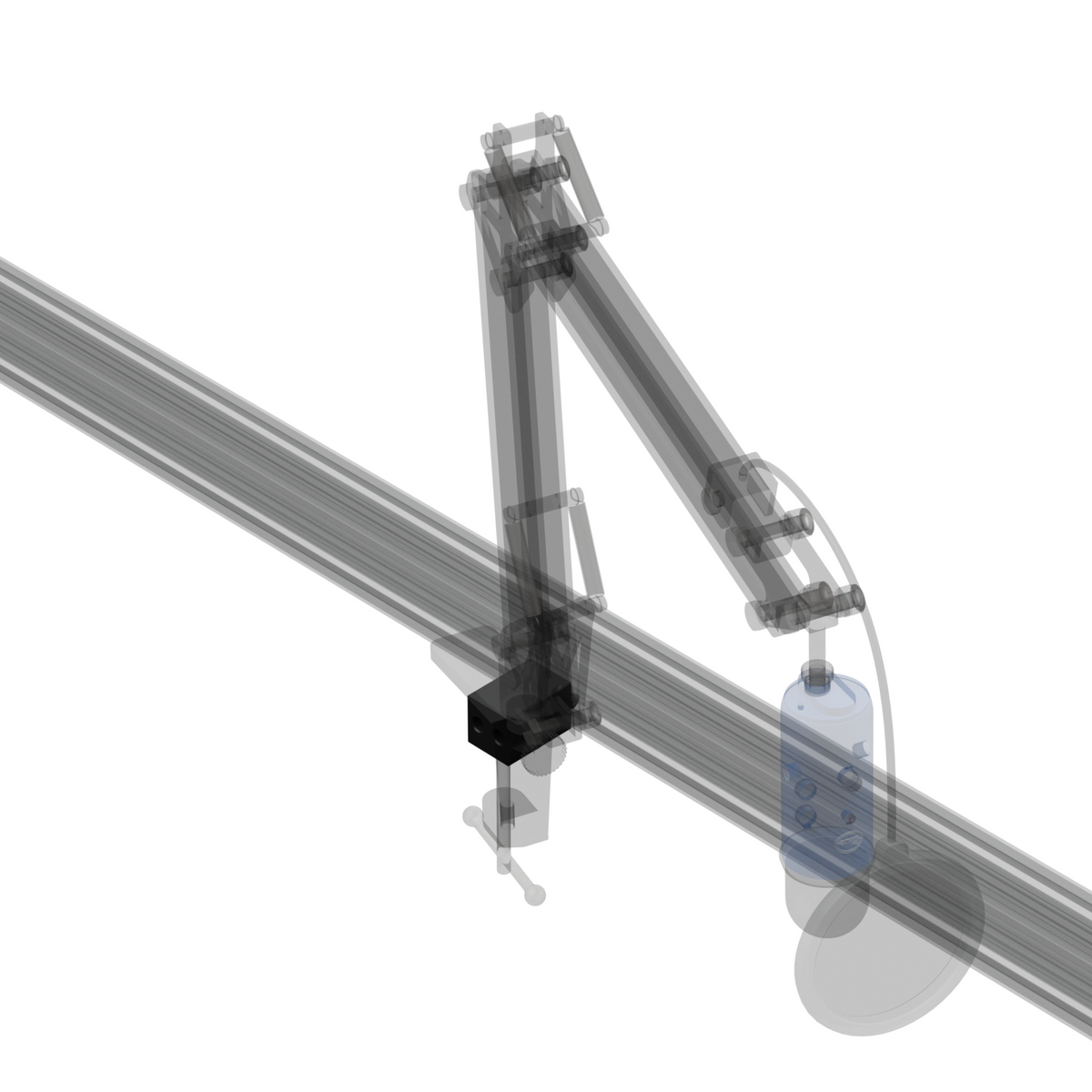 Mic Boom Mount for Sim Rigs