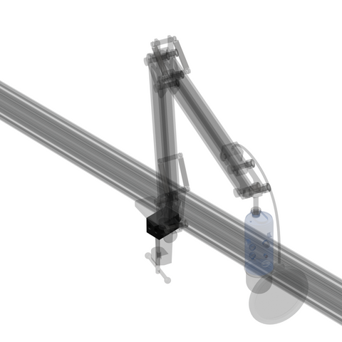 Mic Boom Mount for Sim Rigs
