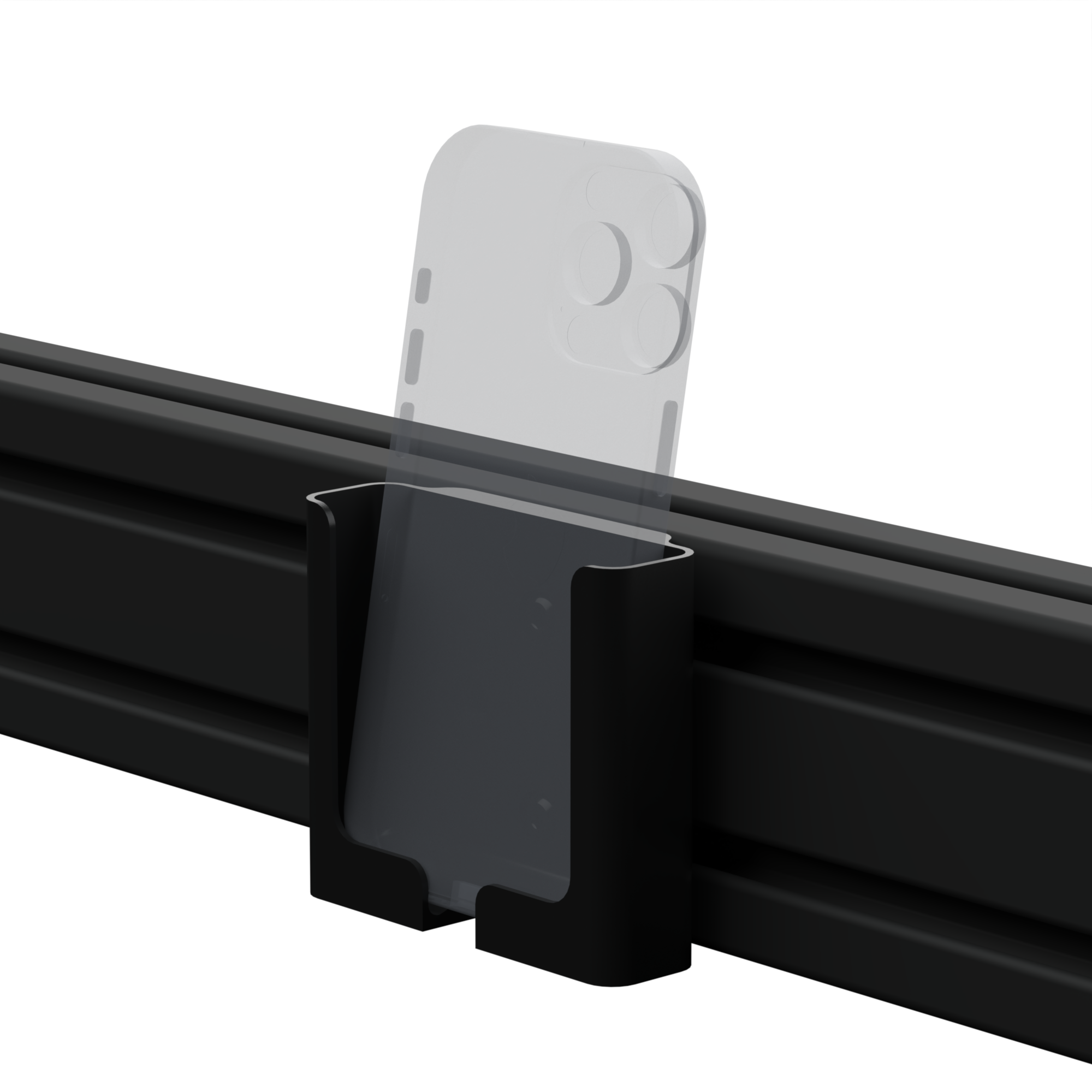 Phone Mount for Sim Rig Fits 4040 & 1515 Aluminum Profile Rigs with Charging Slot