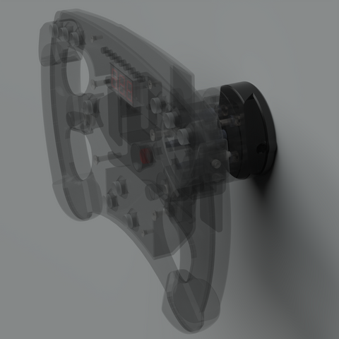 Wheel Wall Mount For Simucube Quick Release