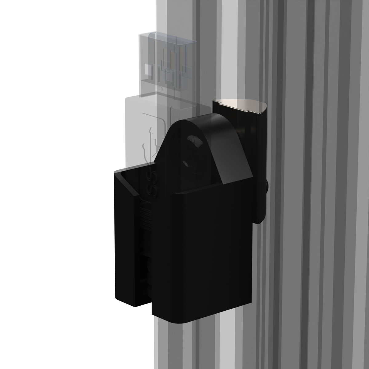 USB A Cable Holder for Sim Racing Rig