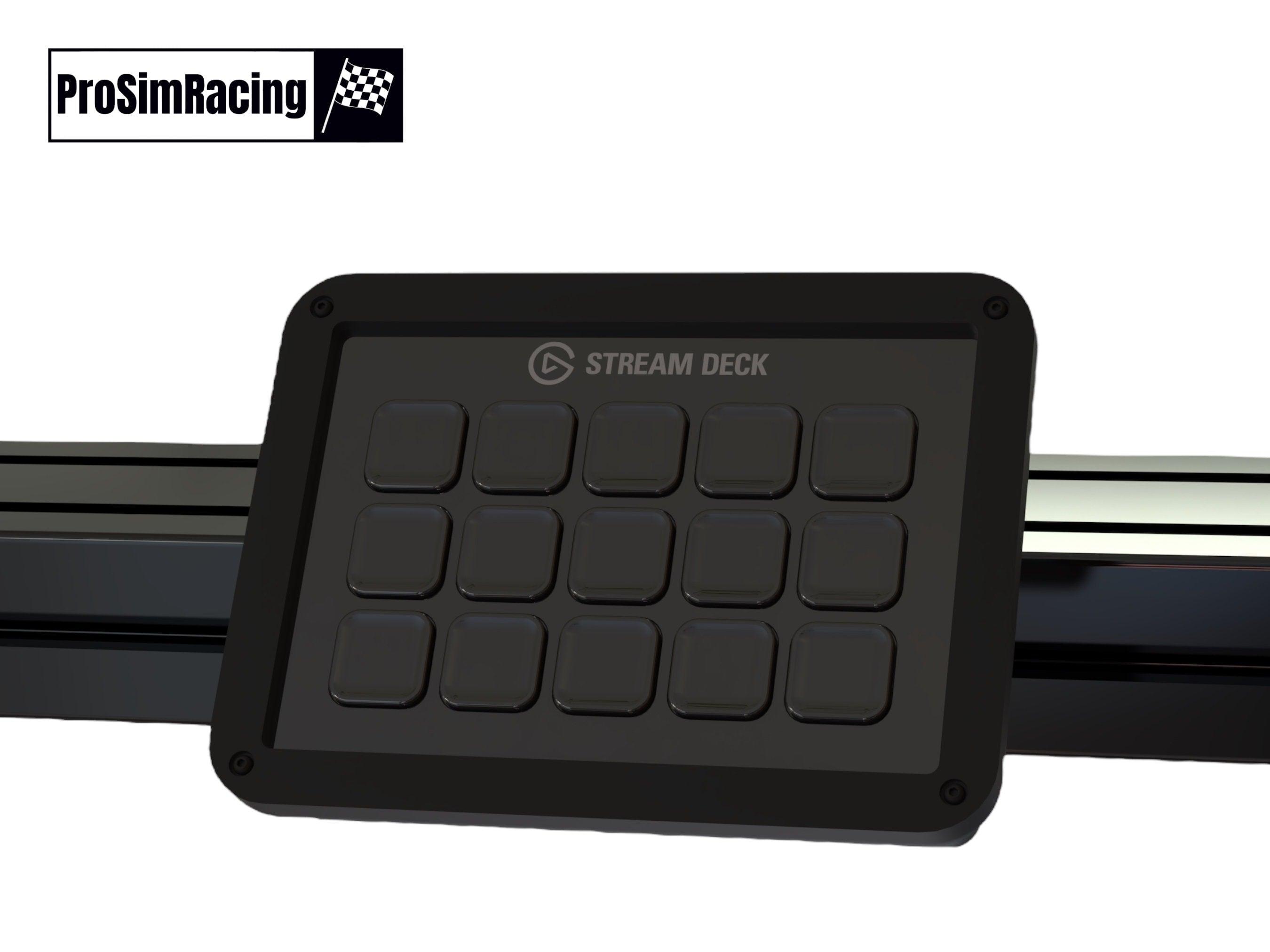 Stream Deck Enclosure with Adjustable Mount for Sim Racing | Flight Rig